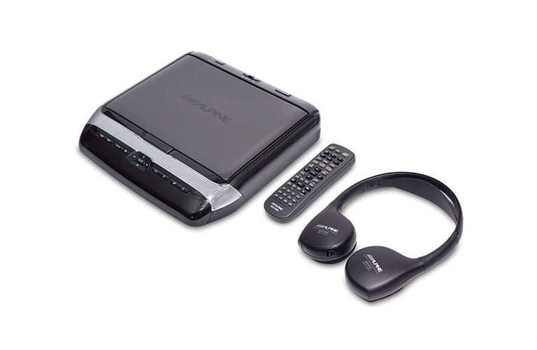 10.1' Roofmount DVD model and headphones