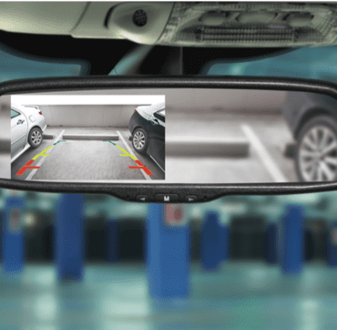 Premium Reverse Camera Lifestyle Reverse Camera in a car park